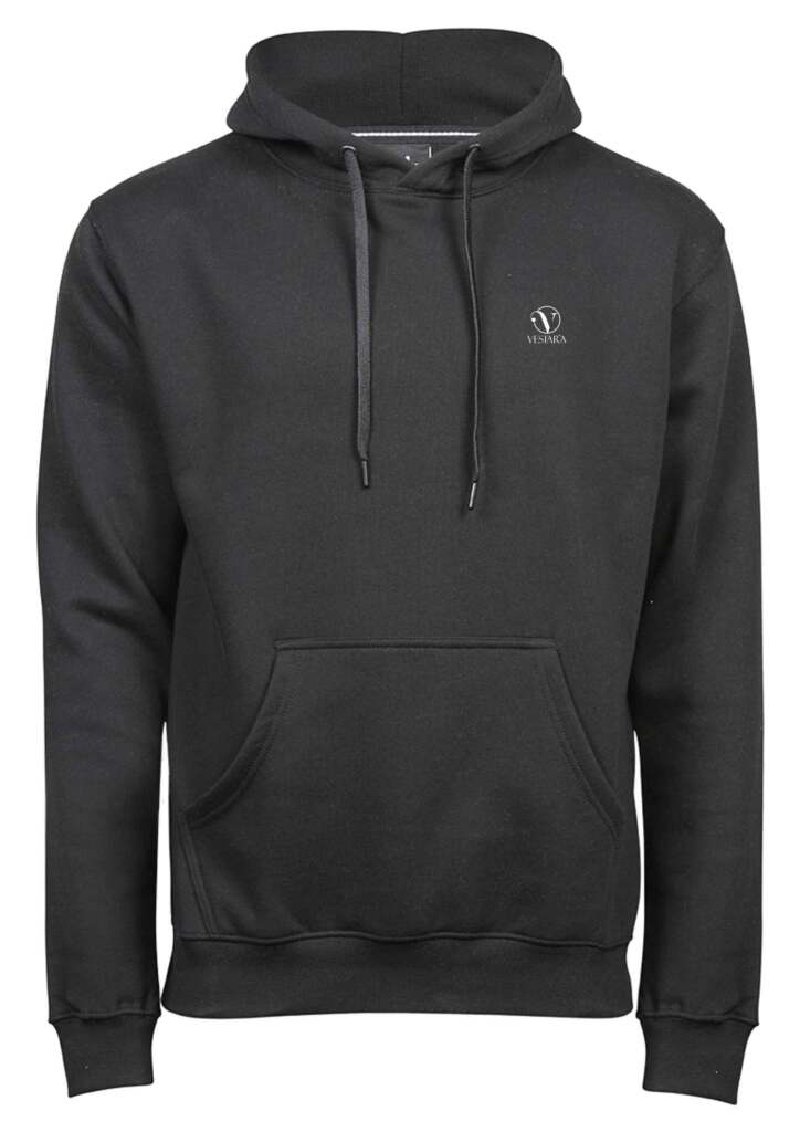 Hooded Sweatshirt-Schwarz-vorne